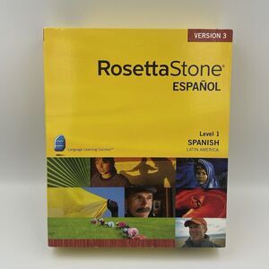 Rosetta Stone Español Spanish (Latin America) Version 3 Level 1 - NEW SEALED